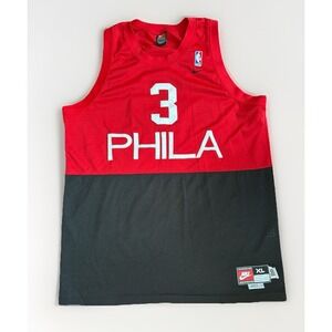 Allen Iverson Philadelphia 76ers Nike Swingman Men's XL Throwback NBA Jersey